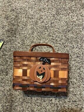 Halloween Wooden Basket